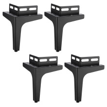 4Stk Stahl Möbelfüße Schwarz Robust Für Sofa Schrank Und Möbelstützen