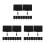 30Ensembles Mini Ardoises PVC Noires Avec Clips Doubles Pour Affichage 8