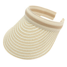 1Stk Beige Leichter Strohhut Unisex Sommerhut Outdoor Sonnenblocker