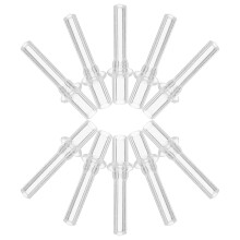 10Stk Wiederverwendbare Silikon Aufsätze Transparent Kinder