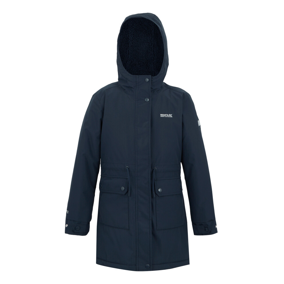 Regatta (9-10 Years, Navy) Childrens/Kids Valenta Waterproof Jacket