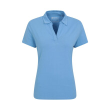 (4 UK, Bright Blue) Mountain Warehouse Womens/Ladies UV Protection Polo Shirt
