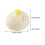 8Pièces Props Photo Buns Blancs Réalistes En PVC Durable 7