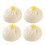 8Pièces Props Photo Buns Blancs Réalistes En PVC Durable 9
