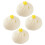 8Pièces Props Photo Buns Blancs Réalistes En PVC Durable 10