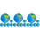 18Pcs Globe Shaped Stress Balls Bulk Educational Squeeze Toys Blue 3