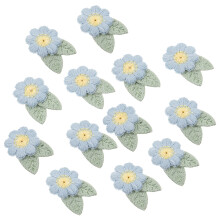 Flower Iron On Patches 10 Stuks