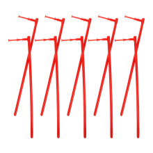10Stk Rote Windmühlenstäbe PVC, DIY Windmühlen Basteln