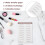 3Sheets Light Brown 3D Bionic Waterproof Temporary Eyebrow Stickers 4
