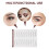 3Sheets Light Brown 3D Bionic Waterproof Temporary Eyebrow Stickers 6