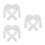 6Pcs White Flannel Robe Belt Soft Replacement Strap for Bathrobe Use 4