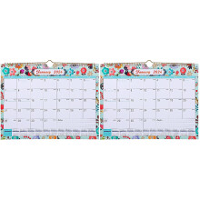 2pcs Monthly Calendar Holiday Calendar English Daily Calendar For