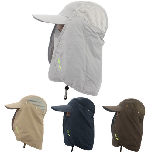 1Casque Outdoor Gris , Coupe-Vent, Protection Uv 50+ 1