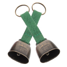 2Pcs Lightweight Bells for Hiking Camping Outdoor Green