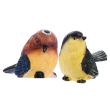 2pcs Micro Landscape Ornaments Bird Shape Garden Ornaments Succulent
