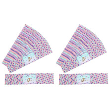96Pcs Mermaid Party Favors Cup Labels Decorative Stickers