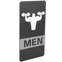 Bathroom Door Signs For Men And Women