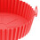 Silicone Liner for Fryer Round Thick Red 17.5cm 5