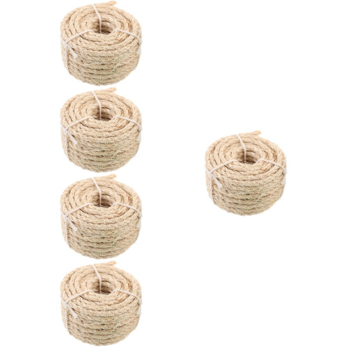 5Rouleaux À Beige En Sisal Pour Réparations Chat
