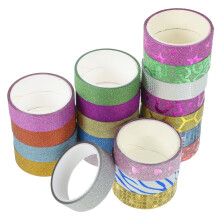 30Stk Glitter Washi Tape DIY Mehrzweck Klebeband Opp Papier