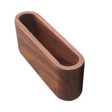 Braune Holz Namenskarte Halter Büro Organizer Für
