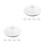 10Pcs Enamel Mug Lids White Round Covers for Coffee Tea 4
