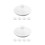 10Pcs Enamel Mug Lids White Round Covers for Coffee Tea 5