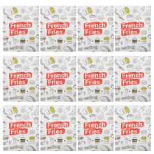 300pcs disposable snack paper bags for takeaway and packing