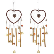 2Pcs Wind Chime Pendants Durable Alloy Outdoor Decor