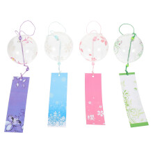4Pcs Wind Chimes Assorted Color Hanging Ornaments