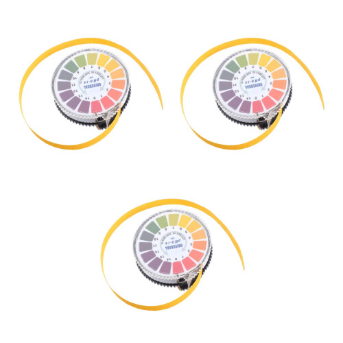 3Rouleaux Papier PH Test Liquide Compact Simple