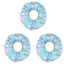 3Pcs Pet Anti-Bite Collar Sky-Blue Soft Adjustable Dog Cat Recovery