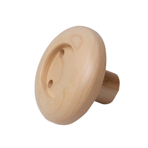 Khaki Solid Wood Coat Hook Hidden Mount Hanging Clasp
