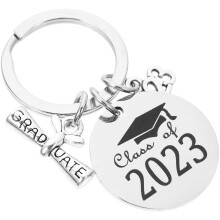 2 metall 2023 abschluss schlüsselanhänger geschenk