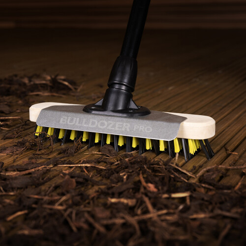 Charles Bentley Bulldozer Pro Heavy Duty Deck Scrub, Yellow, One Size 1