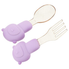 Baby Fork Toddler Utensils Toddlers Child Lavender