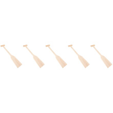 5Pièces Pagaies Bois Beige Durables Pour Canoë Kayak Unisexe