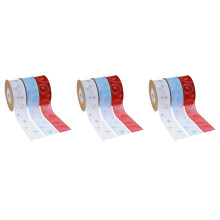 9Rolls Star Trim Ribbon for Christmas Gifts and Holiday Decoration