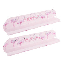 2Pcs Pink Kitchen Sink Splashing Guard PVC Adhesive Anti-Splashing