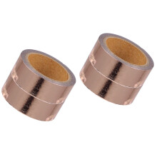 4Rouleaux Ruban Washi Métallisé Or Rose Pour Décor DIY Polyvalent