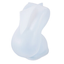 White Silicone Mold Rabbit Design DIY Craft Art Mould for Home Use