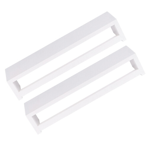1Set Multifunctional White Wall Shelf Wooden Plastic Storage Rack