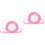 2Rouleaux Ruban Pour Cadeau Rose Polyester Multusage Décoration 1