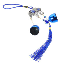 1Metal Decorative Blue Evil Eye Wind Chime for Car and Home