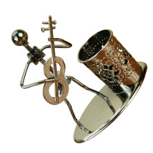 metal music player pen holder desktop organizer