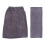 Comfortable Grey Microfiber Bath Skirt For Men Absorbent 1pc 1