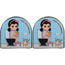 2Pcs Multi Color 5 Minute Sand Timer Restroom Clock for Kids and Home
