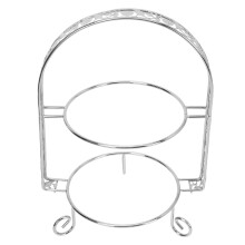 creative double-layer cake display rack, european style dessert stand