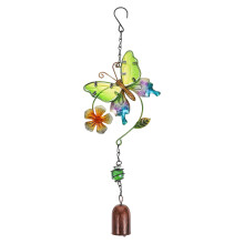 1Pc Iron Creative Wind Bell Pendant Rustic Home Hanging Decor