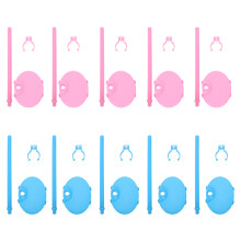 20Pièces Support D'affichage En Plastique Couleurs Variées